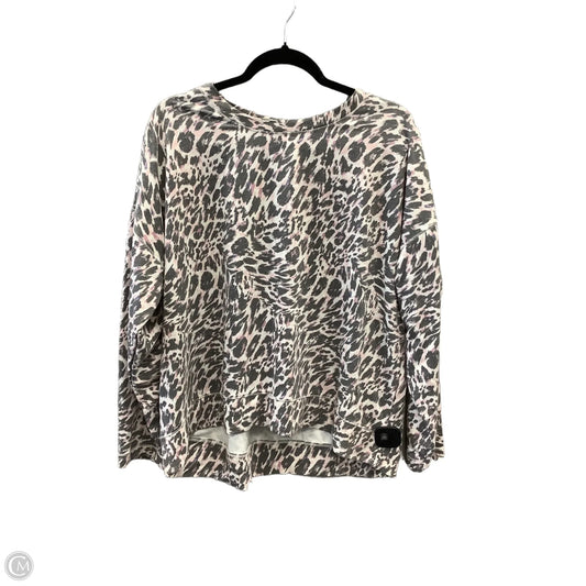 Athletic Top Long Sleeve Crewneck By Avia In Grey, Size: Xxl