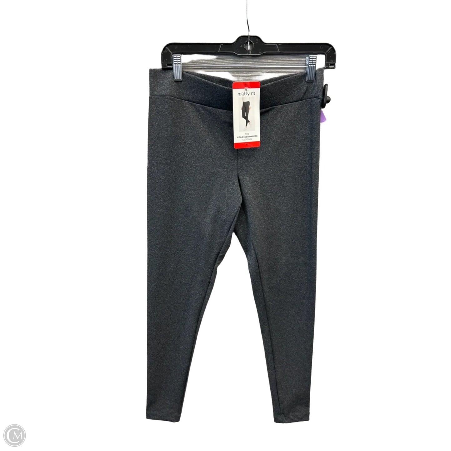 Pants Leggings By Matty M In Grey, Size: M