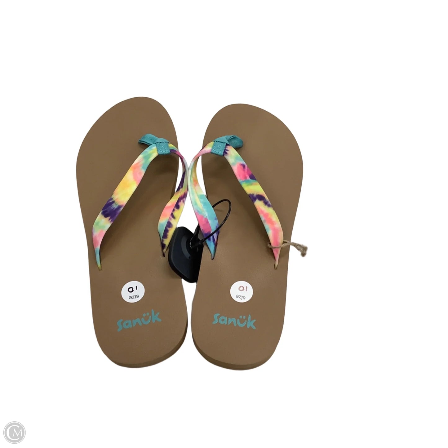 Sandals Flip Flops By Sanuk In Multi-colored, Size: 10