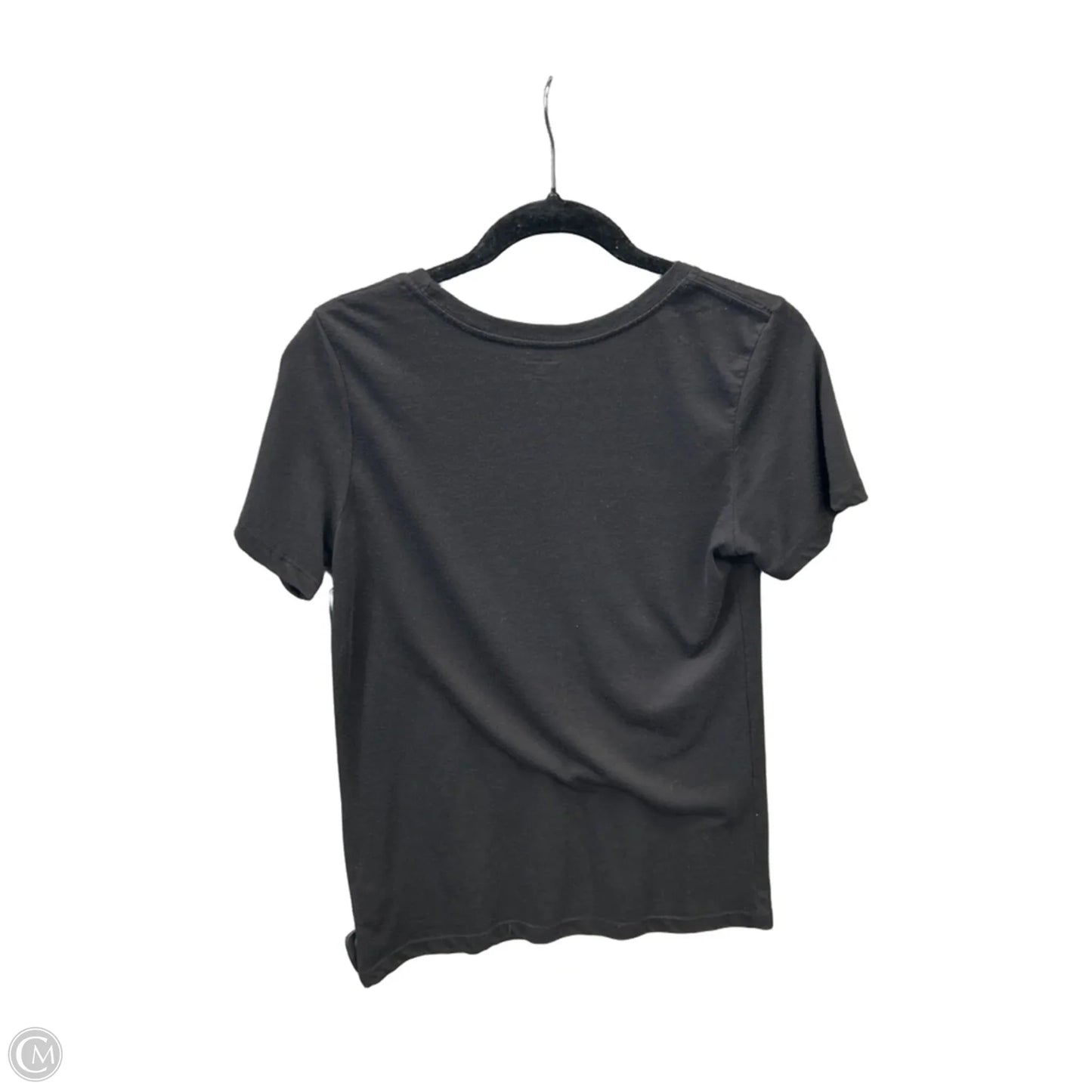 Top Short Sleeve By Cmf In Black, Size: S