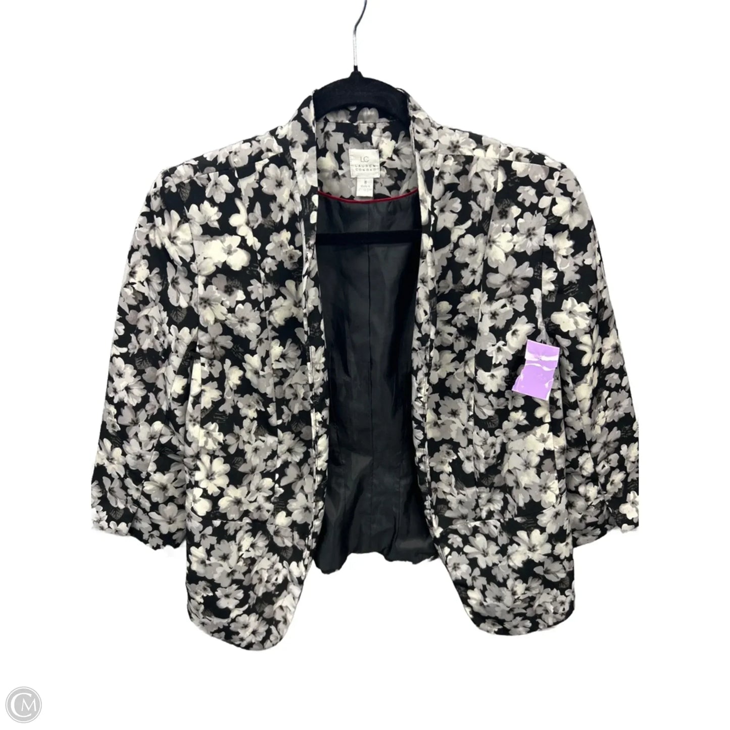 Blazer By Lc Lauren Conrad In Black & Grey, Size: M