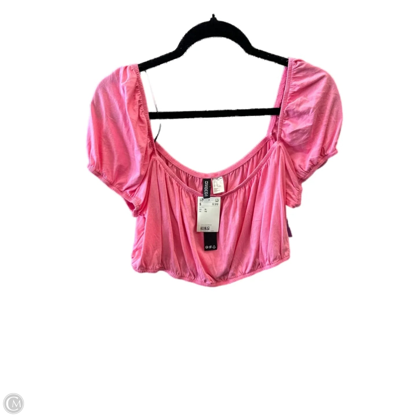Top Short Sleeve By Divided In Pink, Size: Xl