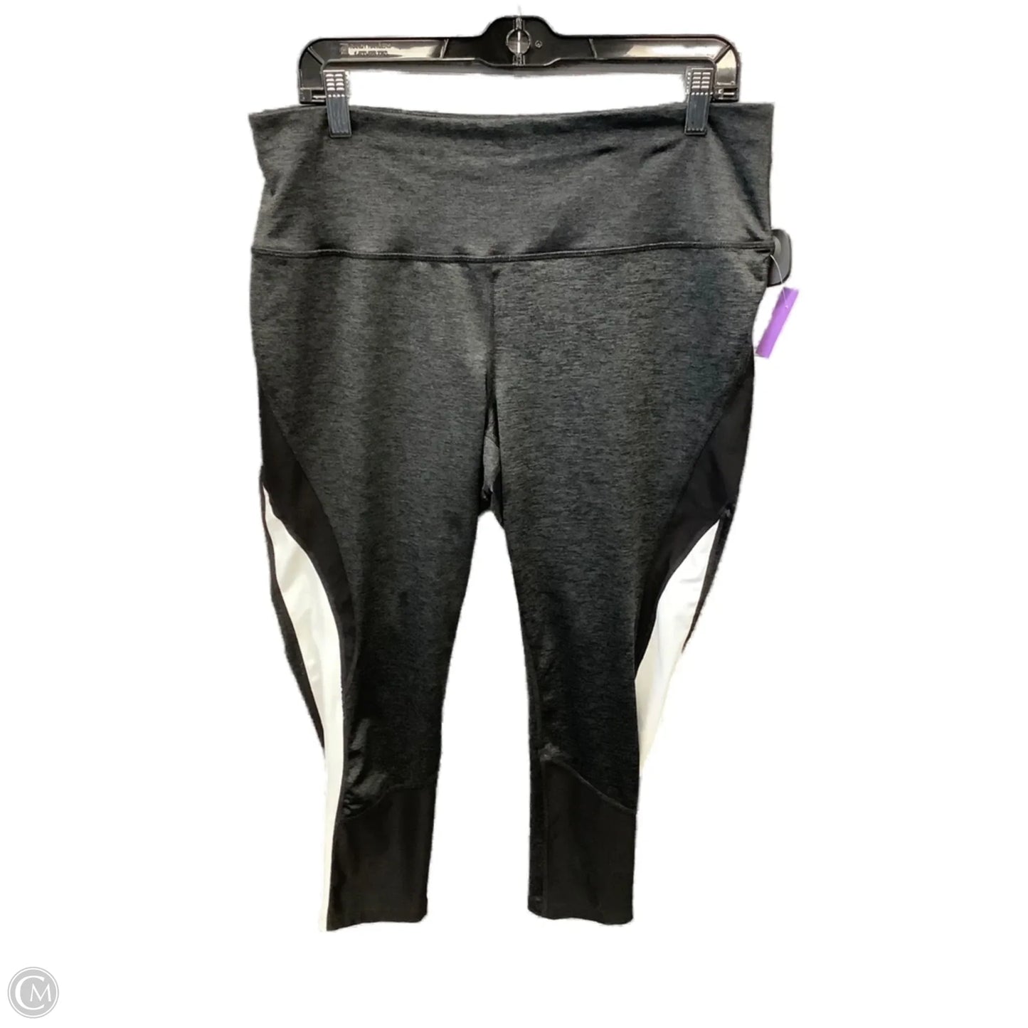 Athletic Leggings By Xersion In Grey, Size: Xl