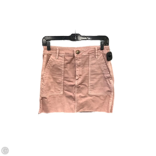 Skirt Mini & Short By Hem & Thread In Pink, Size: 4