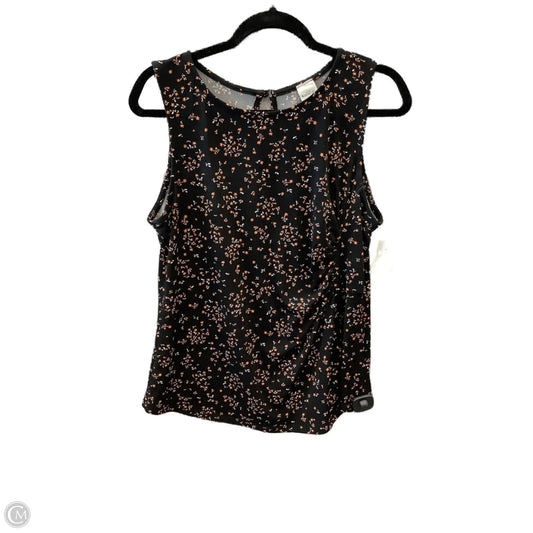 Top Sleeveless By Clothes Mentor In Black, Size: Mp