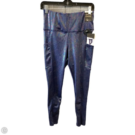 Athletic Leggings By Clothes Mentor In Blue, Size: M