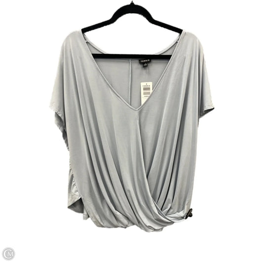 Top Short Sleeve By Torrid In Blue, Size: 3x