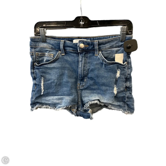 Shorts By H&m In Blue Denim, Size: 6