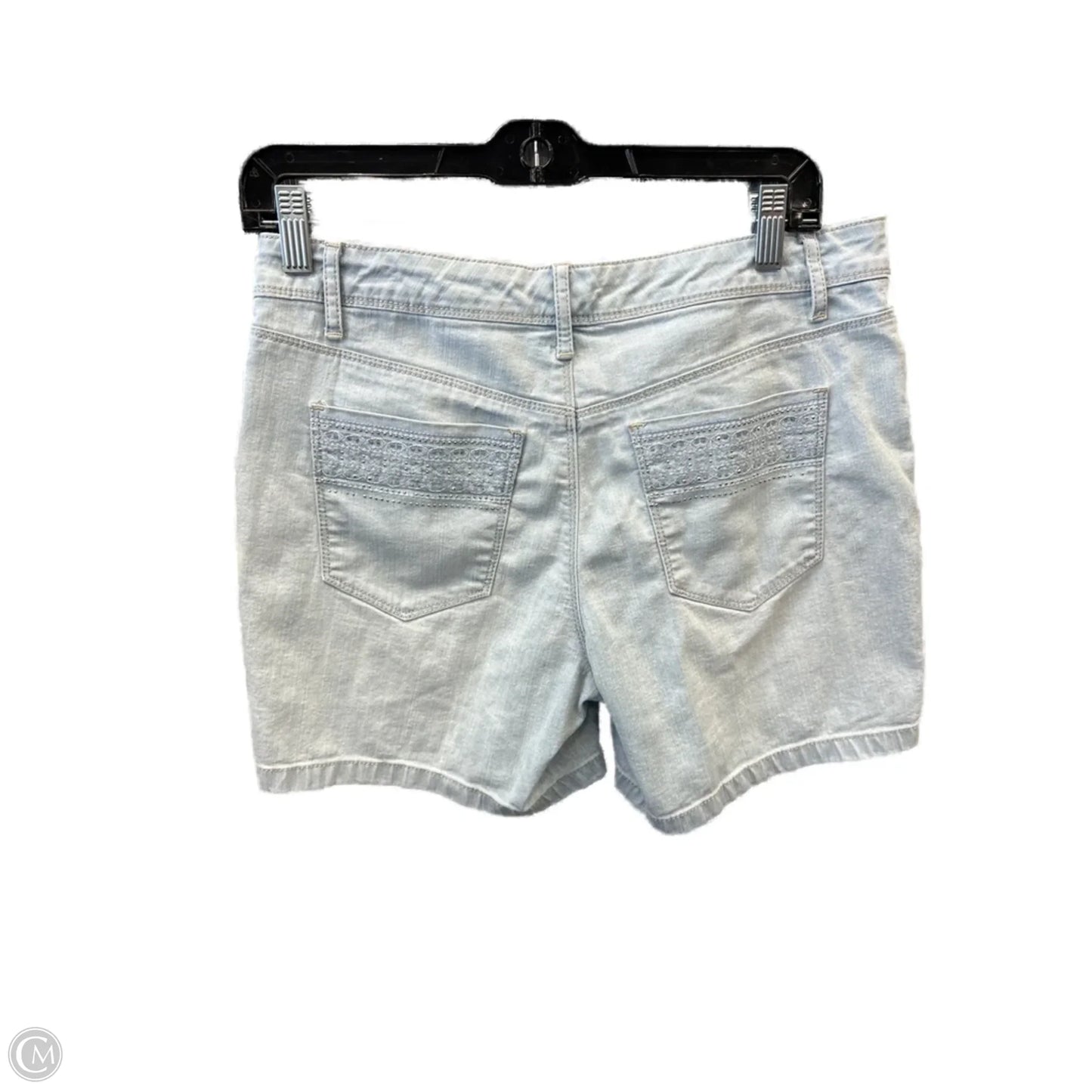 Shorts By Gloria Vanderbilt In Blue Denim, Size: 4p