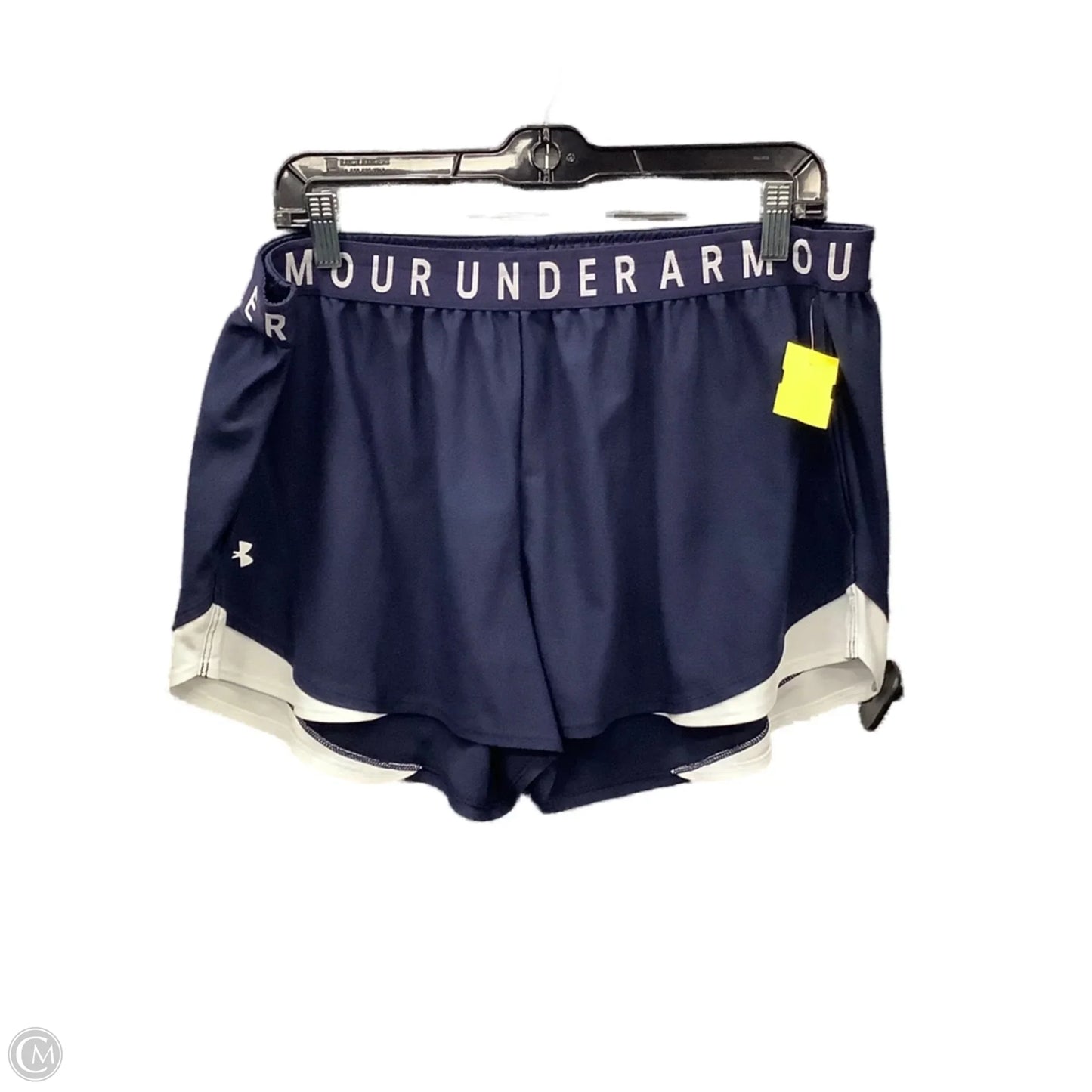 Athletic Shorts By Under Armour In Navy, Size: Xxl