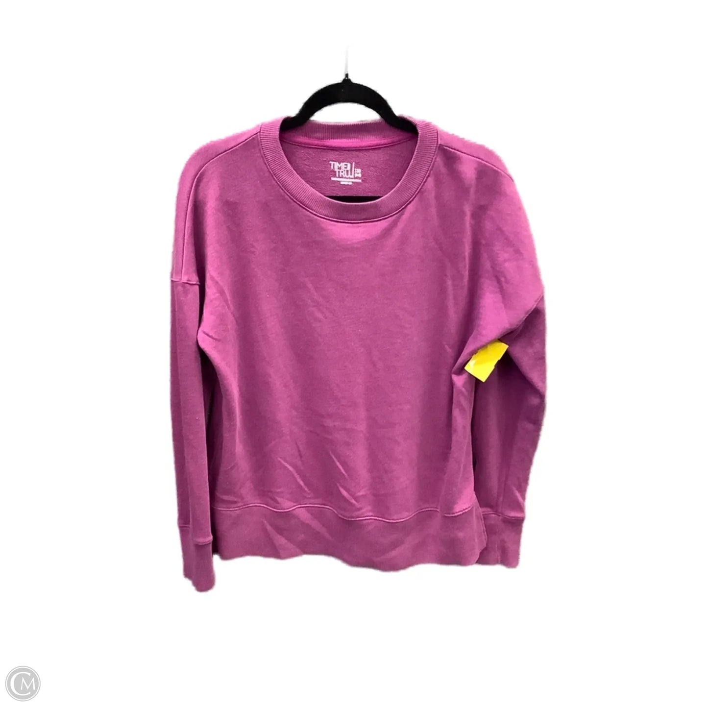 Top Long Sleeve By Time And Tru In Purple, Size: Xs