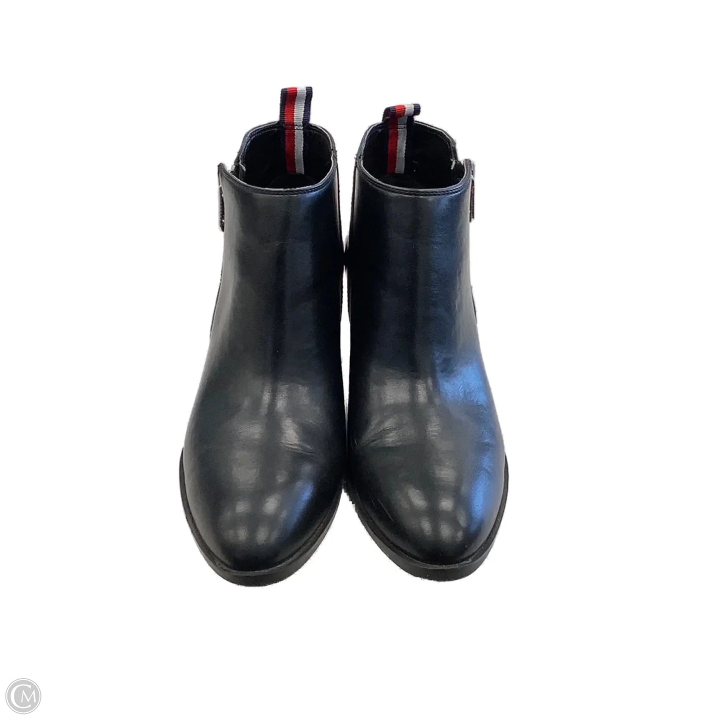 Boots Ankle Heels By Tommy Hilfiger In Black, Size: 7.5