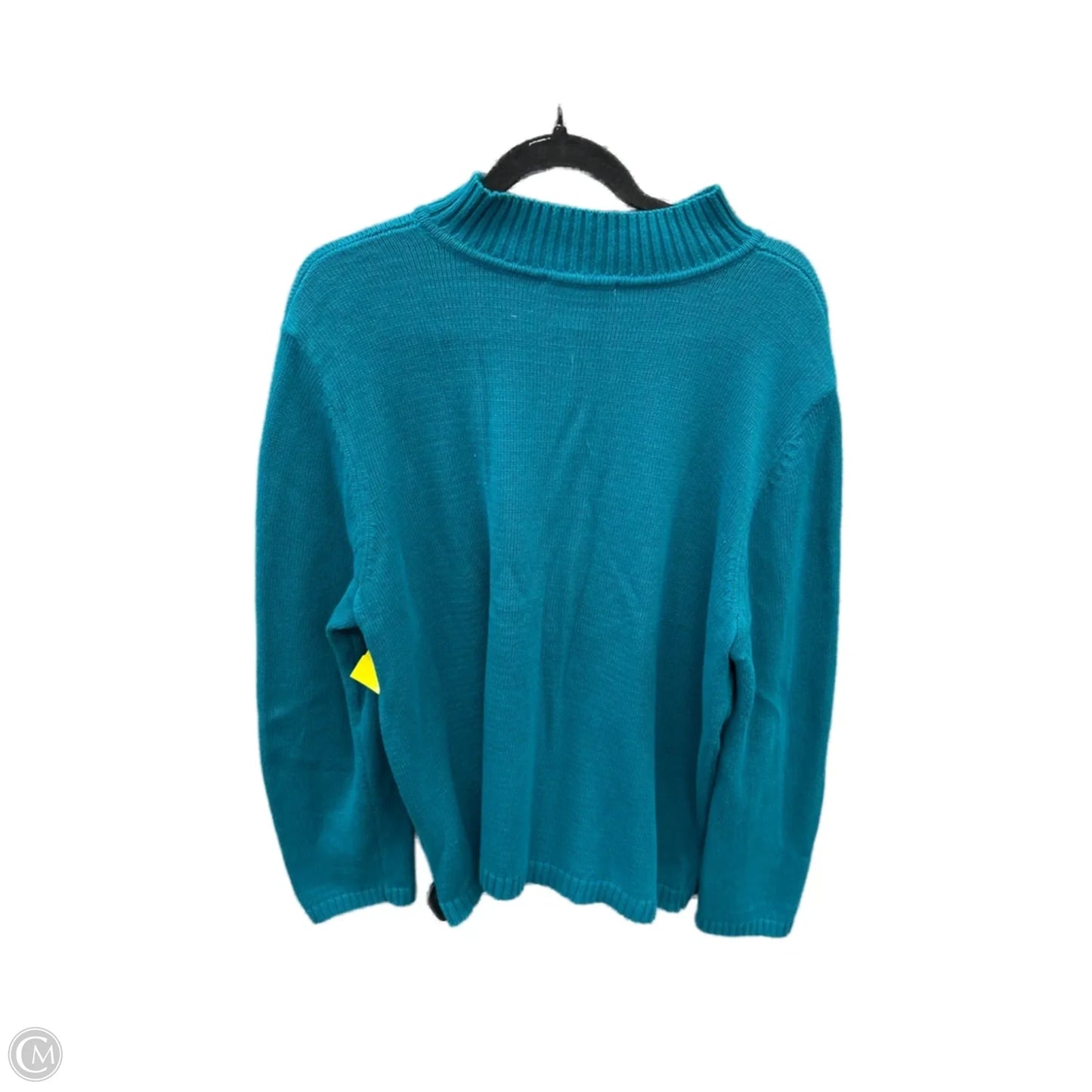 Sweater By Cj Banks In Teal, Size: 1x