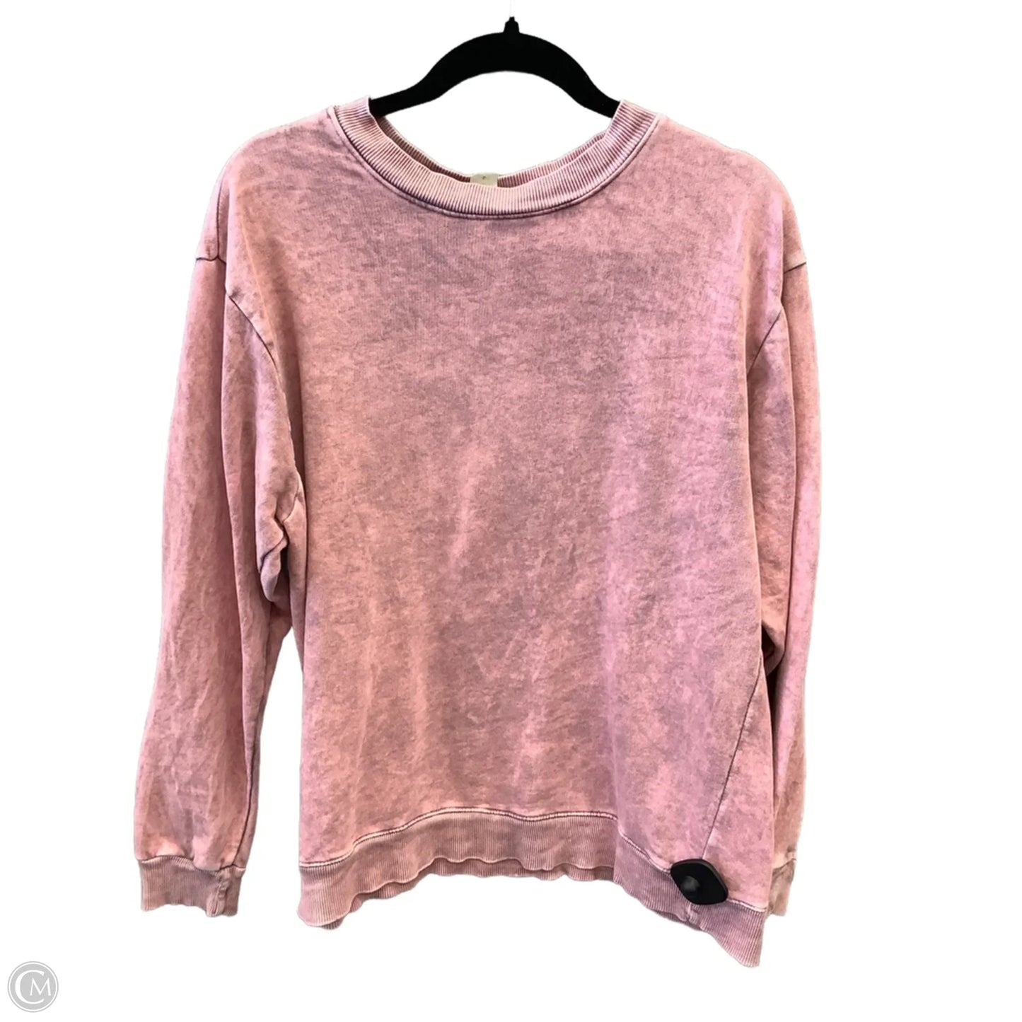 Top Long Sleeve By Clothes Mentor In Pink, Size: L