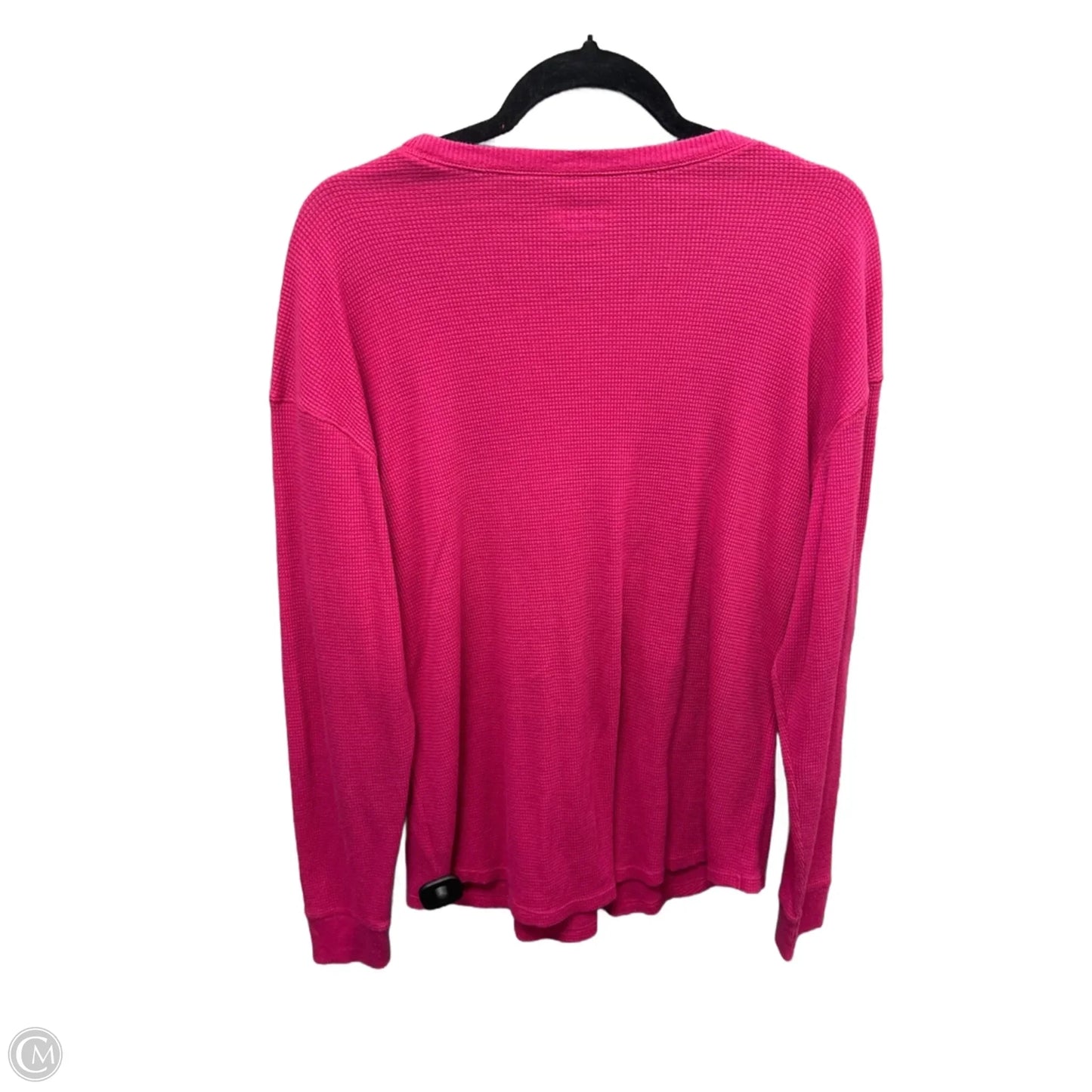 Top Long Sleeve By Time And Tru In Pink, Size: Xxl
