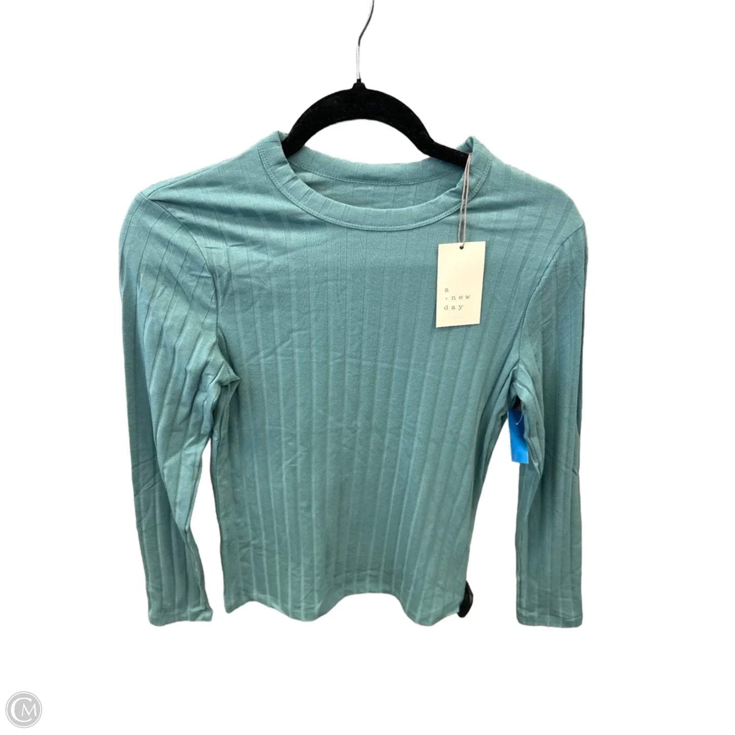 Top Long Sleeve By A New Day In Green, Size: S