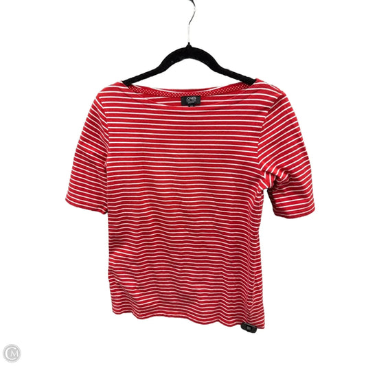 Top Short Sleeve By Jones New York In Red, Size: M