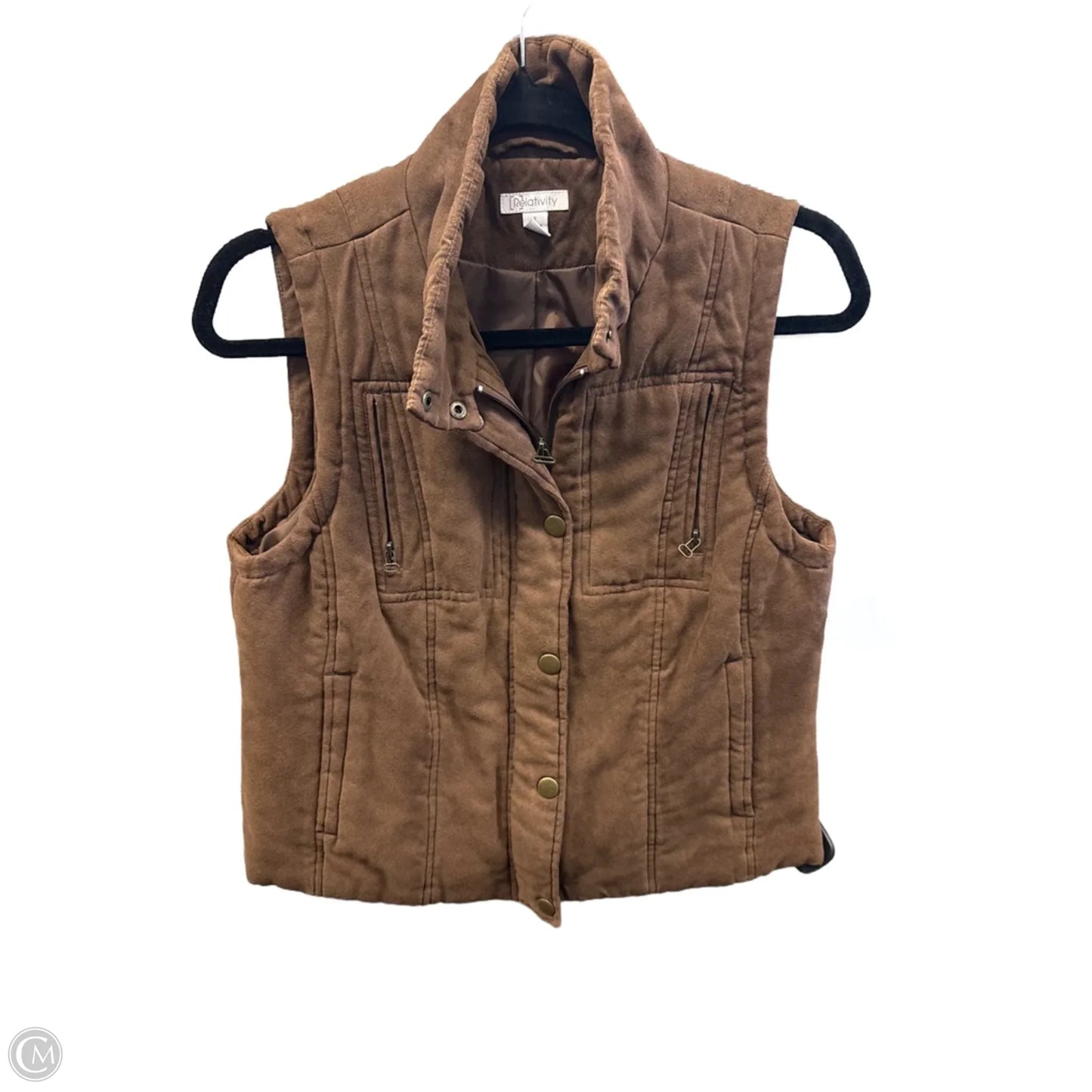 Vest Other By Relativity In Brown, Size: S