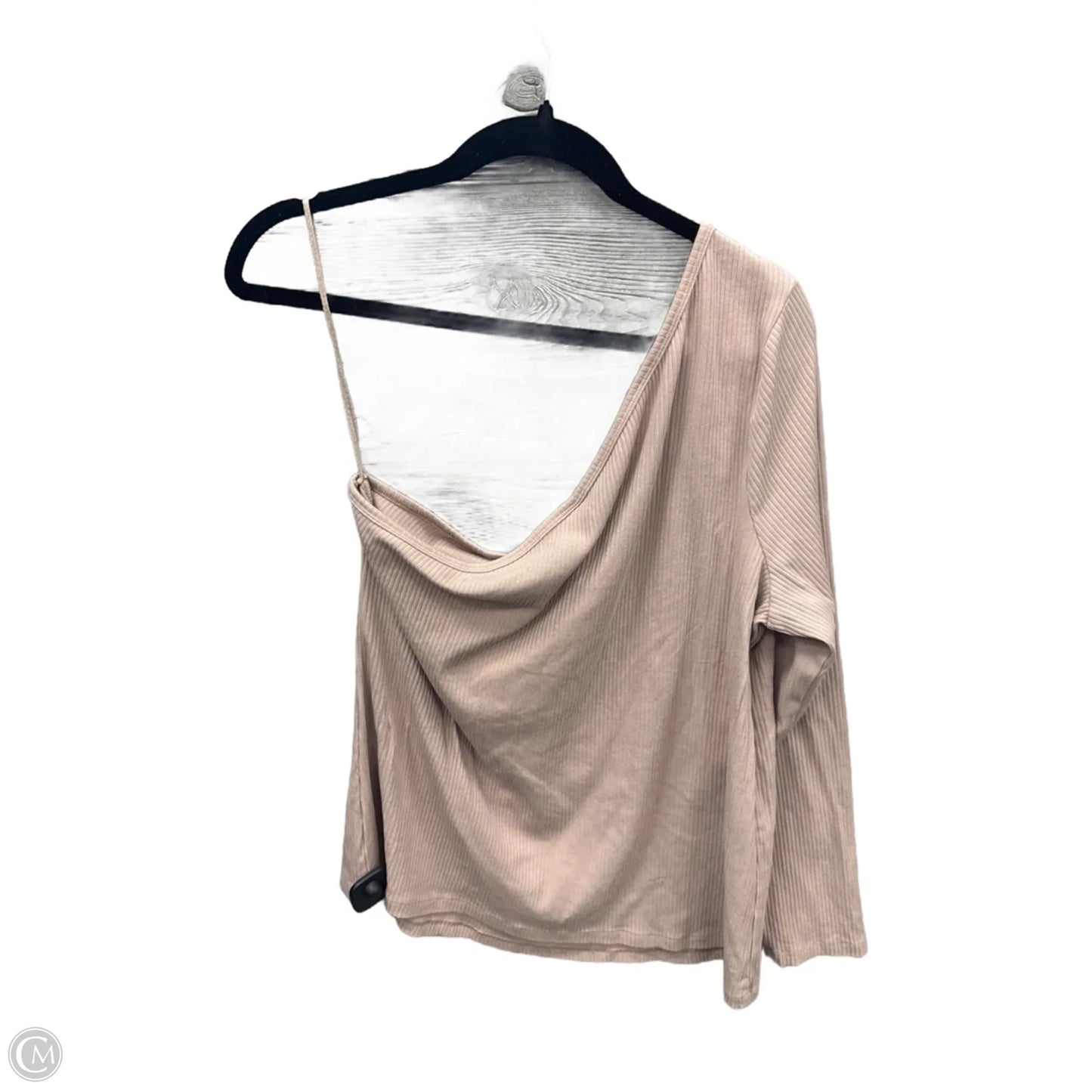 Top Long Sleeve By Old Navy In Beige, Size: Xxl