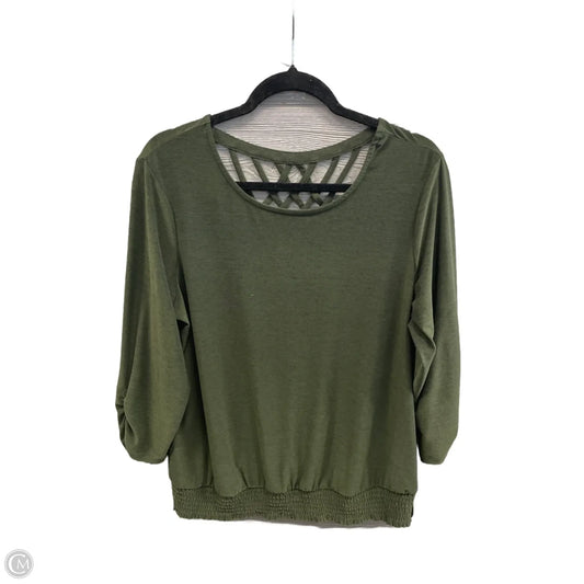 Top Long Sleeve By Apt 9 In Black, Size: Xl