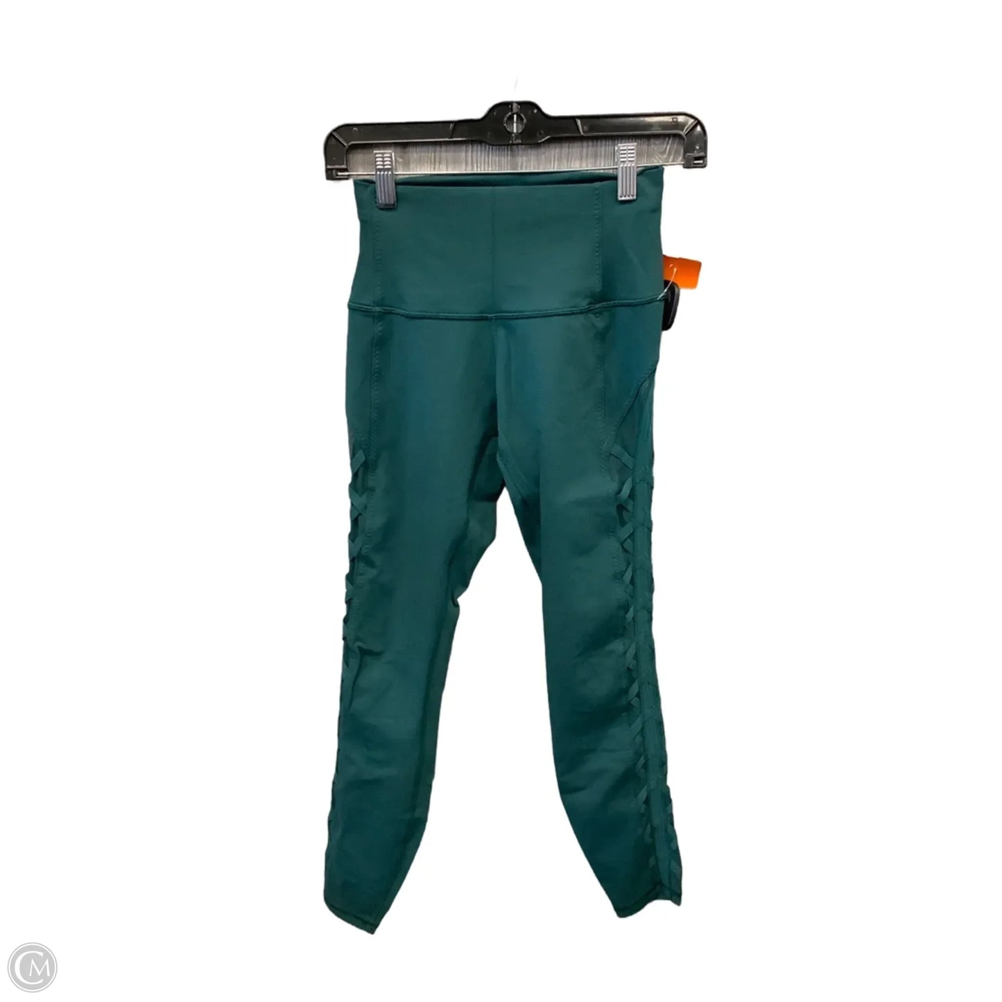 Athletic Leggings By Lululemon In Green, Size: S