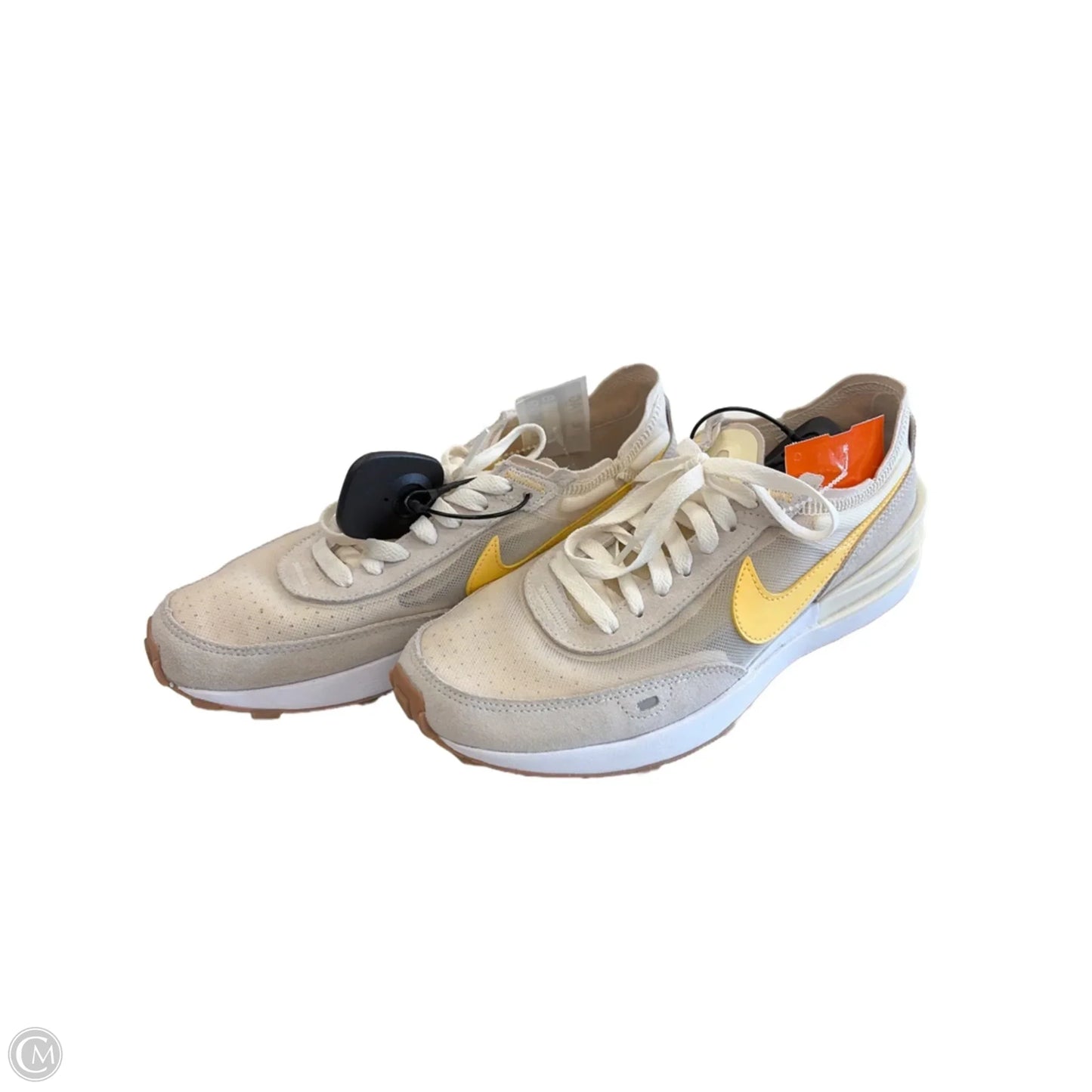 Shoes Athletic By Nike In Cream & Yellow, Size: 8