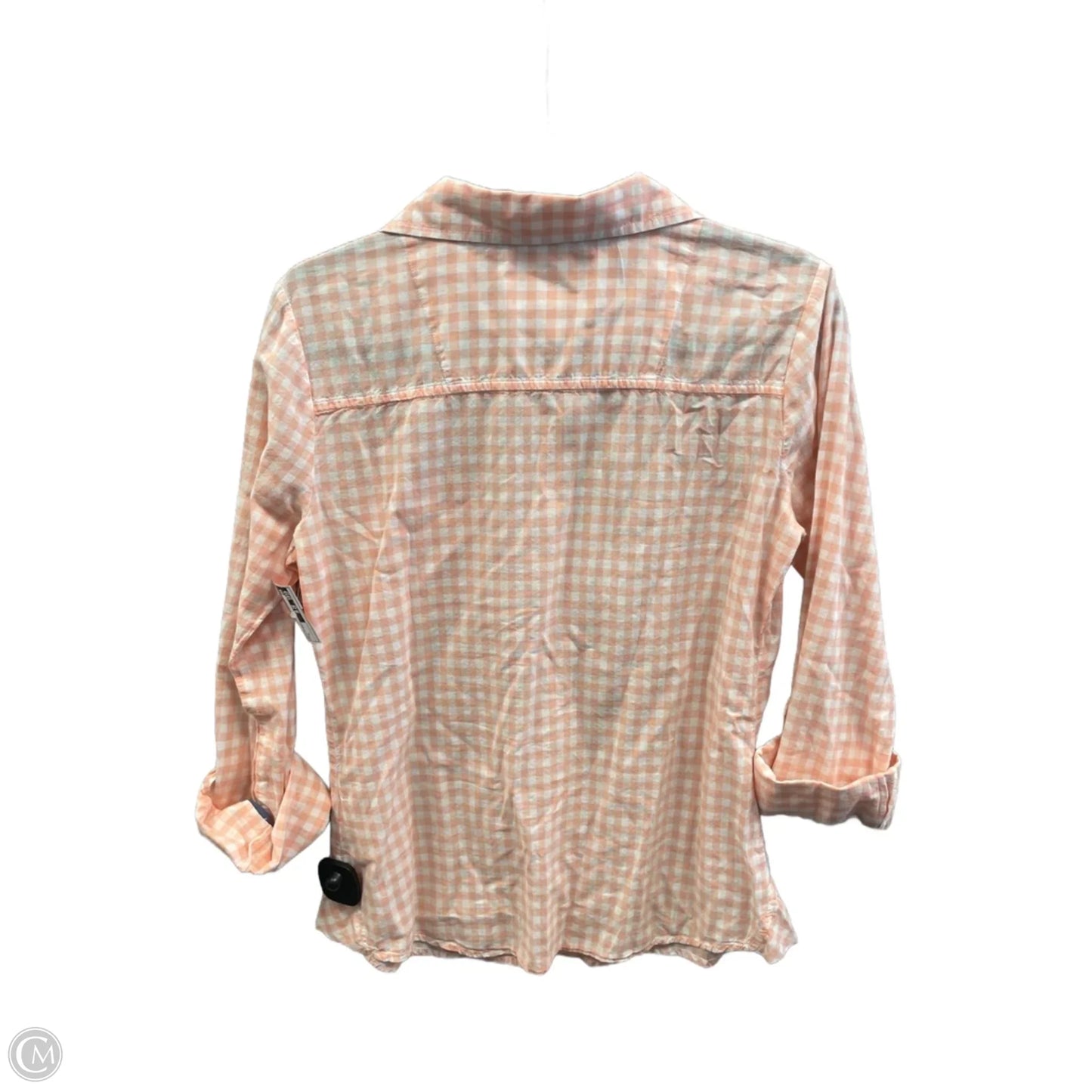Top 3/4 Sleeve By Cme In Orange, Size: L