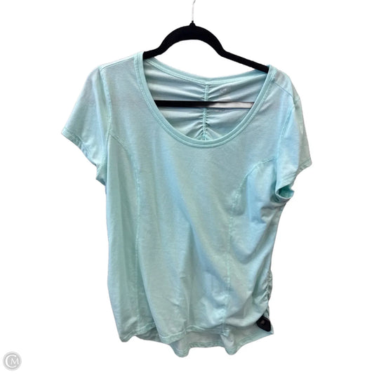Athletic Top Short Sleeve By Athletic Works In Blue, Size: Xxl