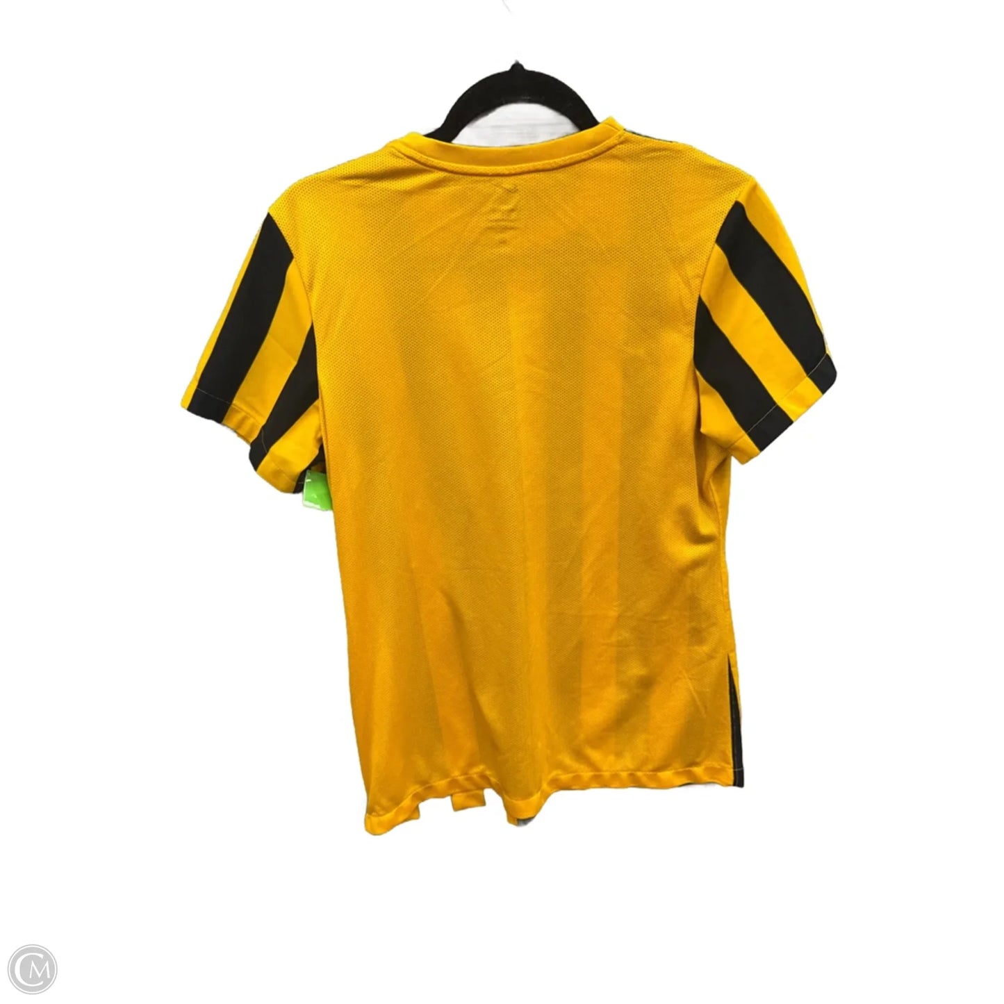 Athletic Top Short Sleeve By Nike Apparel In Yellow, Size: L