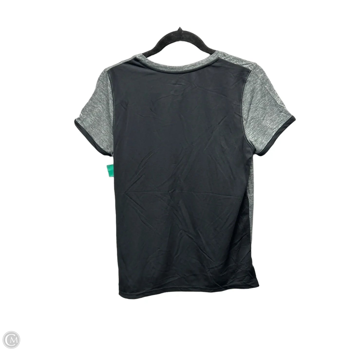 Athletic Top Short Sleeve By Champion In Grey, Size: M