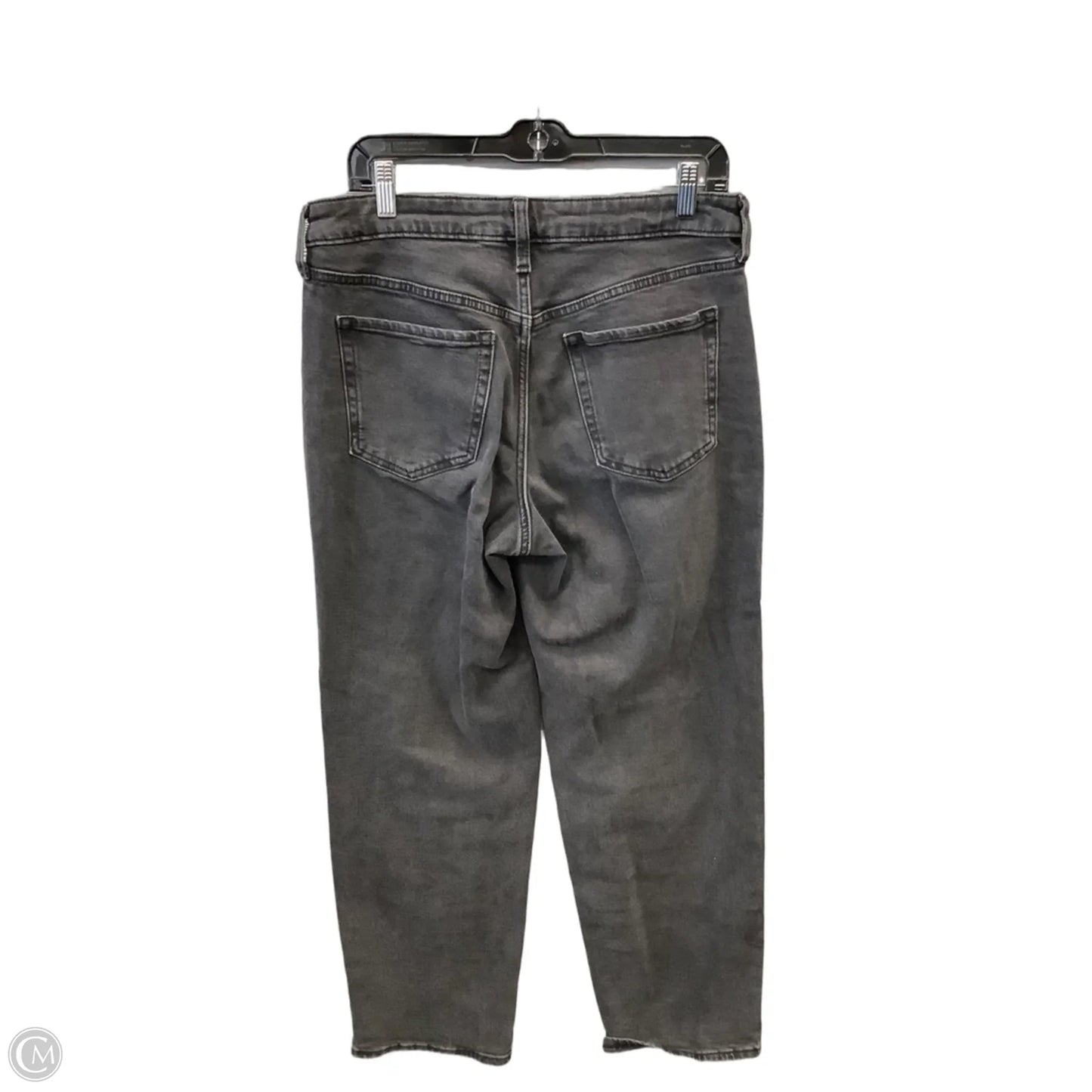Jeans Boyfriend By Old Navy In Black Denim, Size: 10