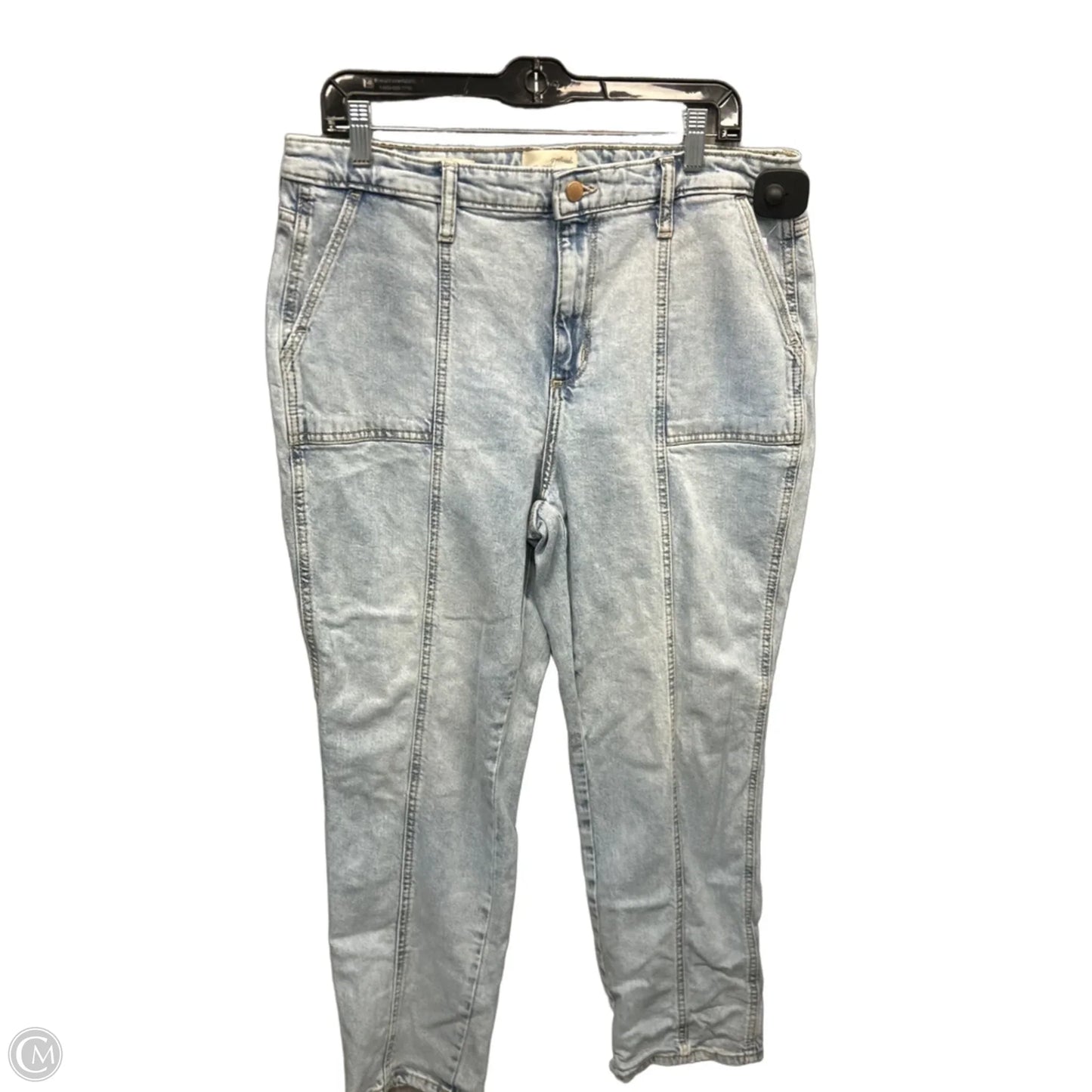 Jeans Straight By Universal Thread In Blue Denim, Size: 14