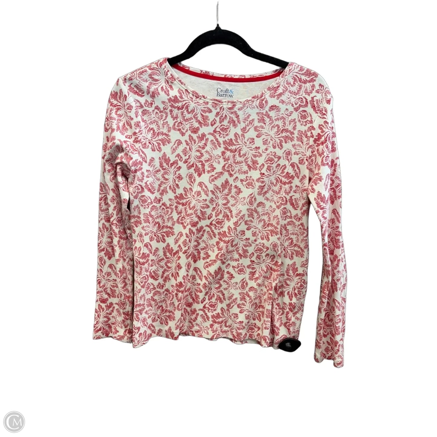 Top Long Sleeve By Croft And Barrow In Red, Size: Sp
