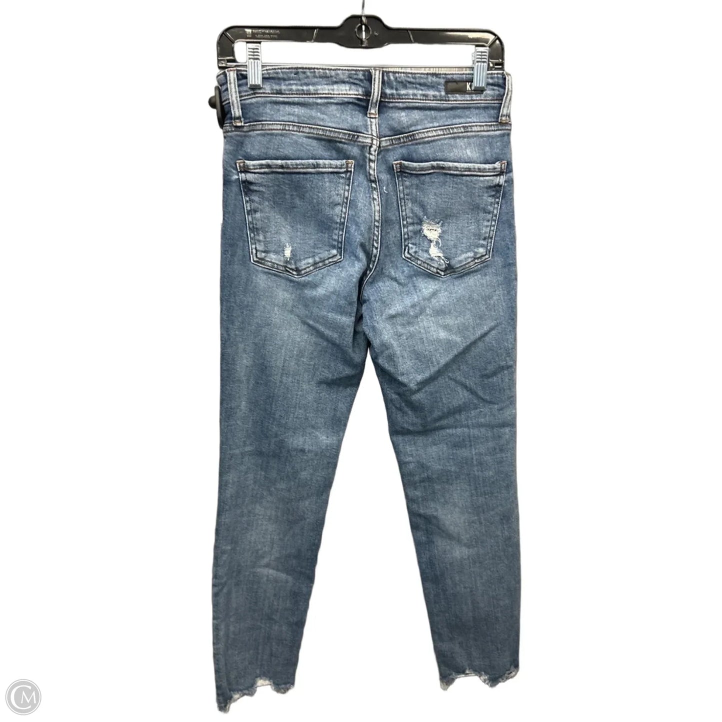 Jeans Skinny By Kut In Blue Denim, Size: 2l