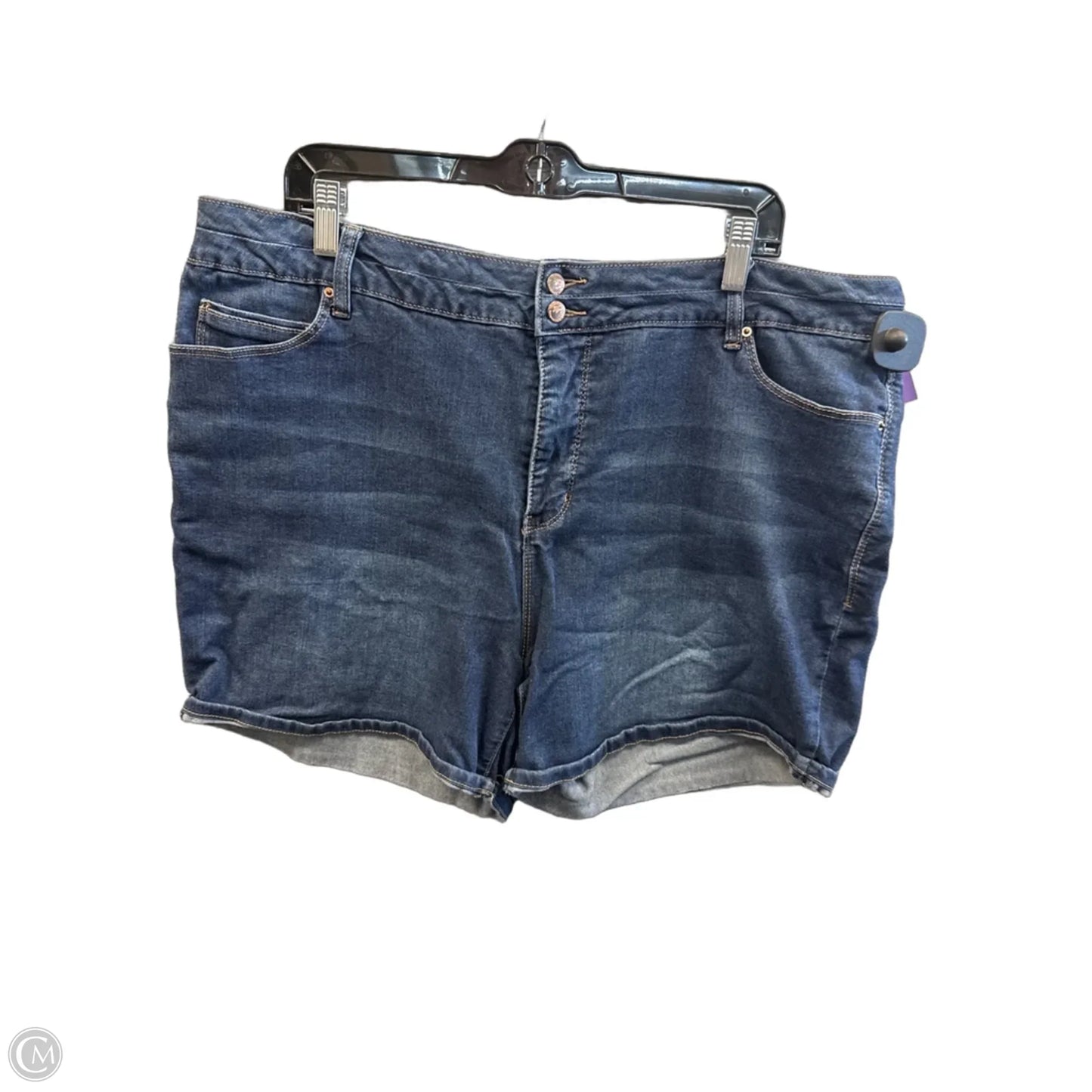 Shorts By Royalty In Blue Denim, Size: 20