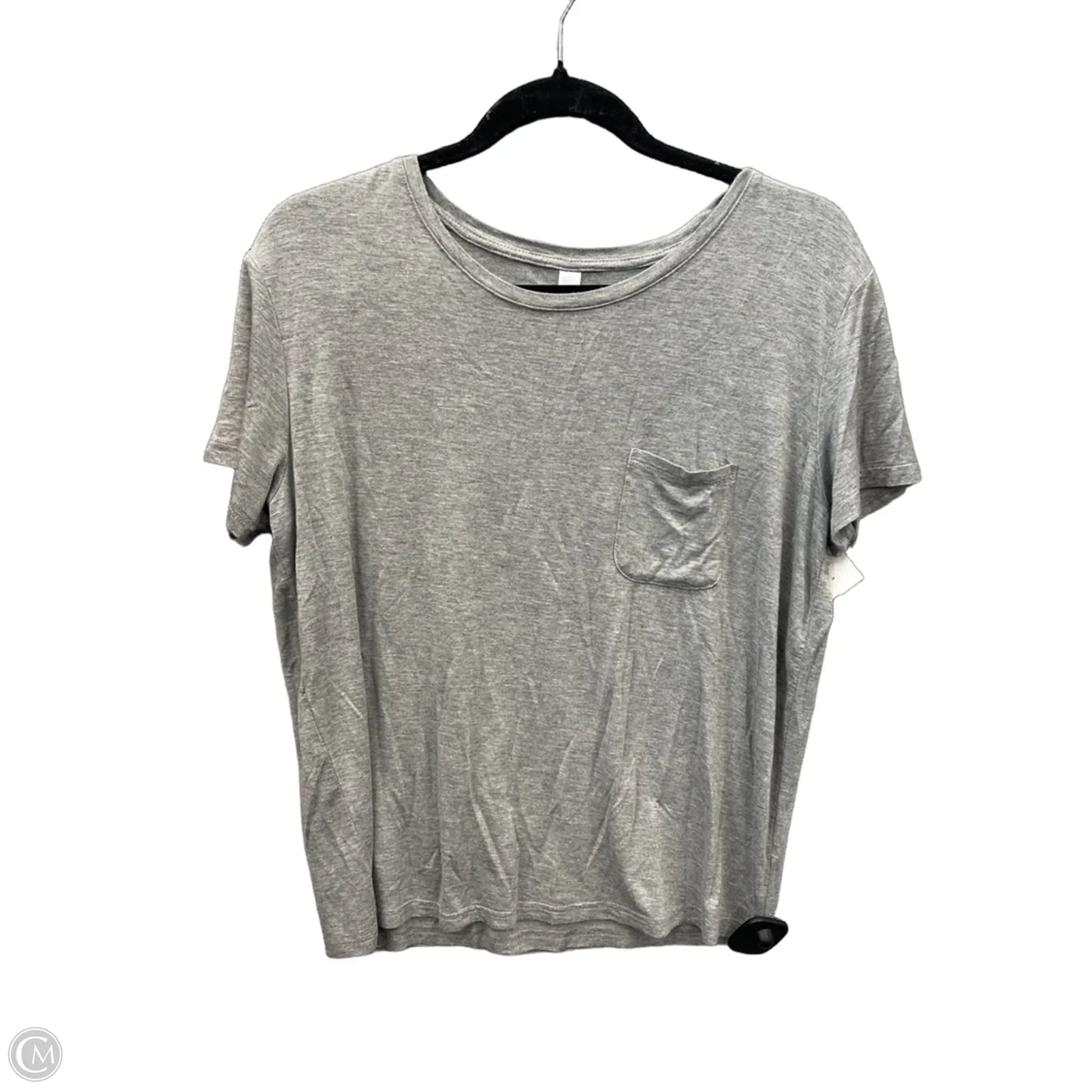 Top Short Sleeve By Clothes Mentor In Grey, Size: S