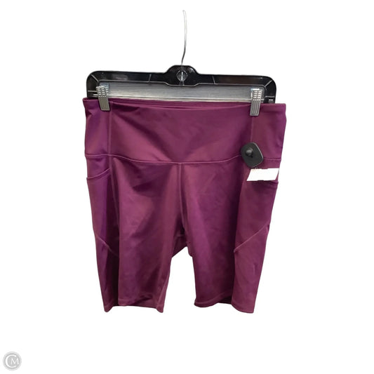 Athletic Shorts By Clothes Mentor In Purple, Size: 1x
