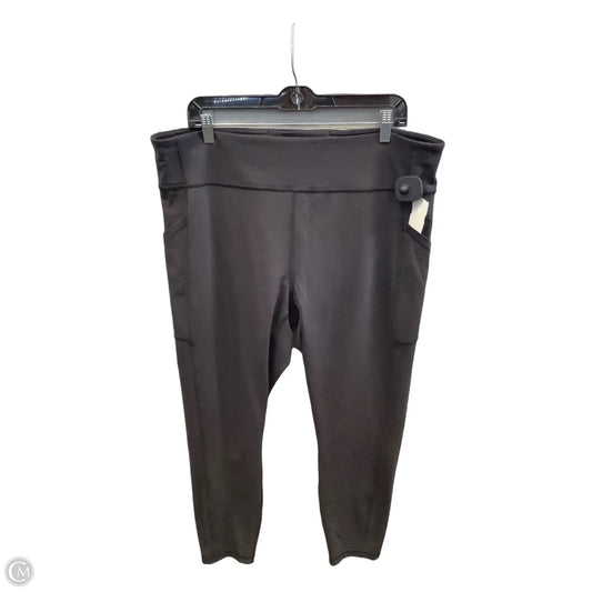 Athletic Leggings By Lululemon In Black, Size: 18
