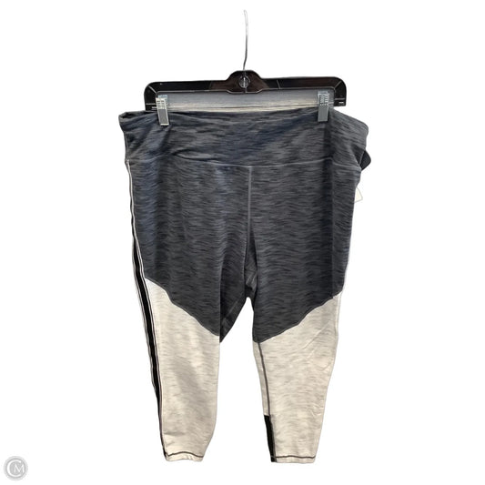 Athletic Leggings By Clothes Mentor In Grey, Size: 1x