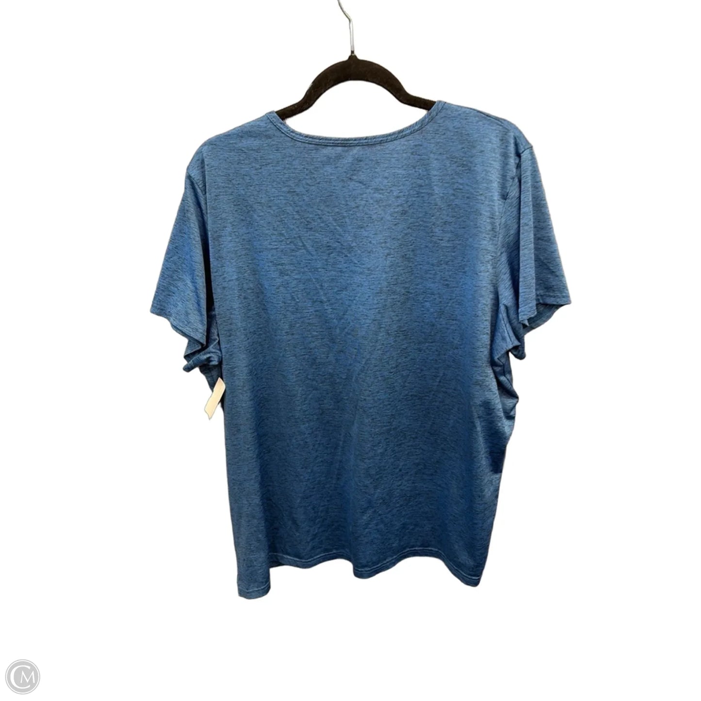 Athletic Top Short Sleeve By Clothes Mentor In Blue, Size: 2x