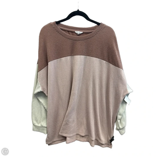 Top Long Sleeve By Maurices In Mauve, Size: 3x
