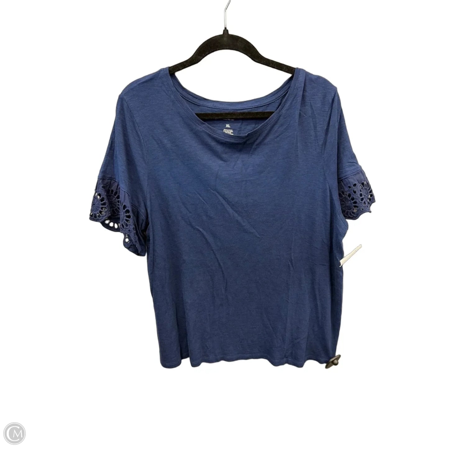 Top Short Sleeve By Sonoma In Navy, Size: Xl
