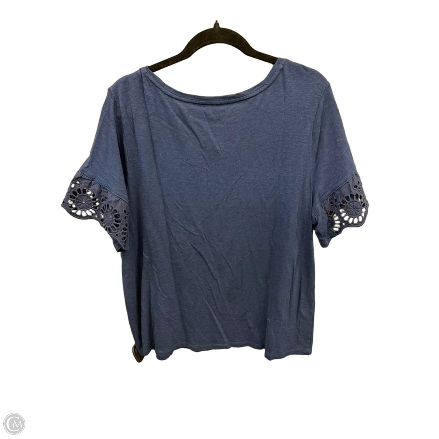 Top Short Sleeve By Sonoma In Navy, Size: Xl
