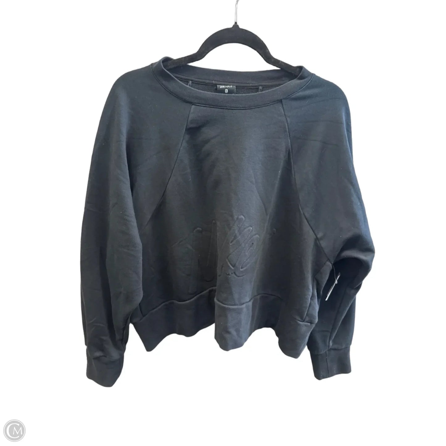 Sweatshirt Crewneck By Nike Apparel In Black, Size: Xl