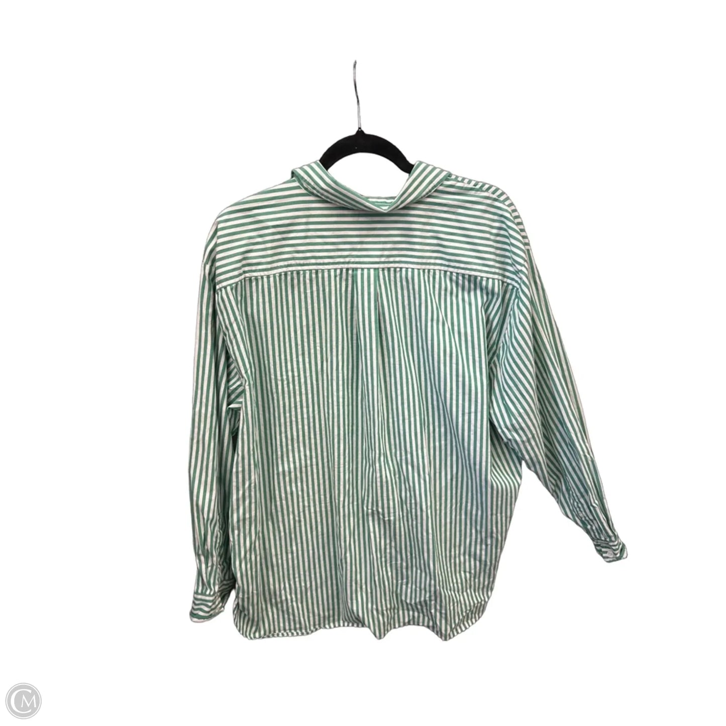 Top Long Sleeve By J. Crew In Green, Size: Xl