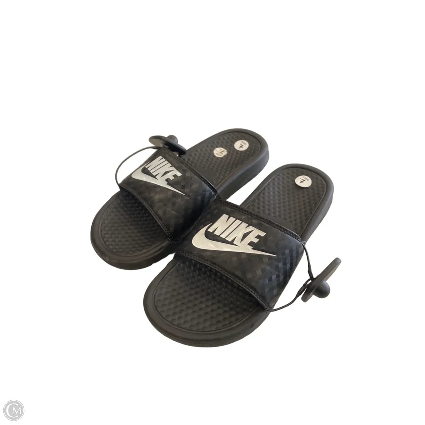 Sandals Flats By Nike In Black, Size: 7