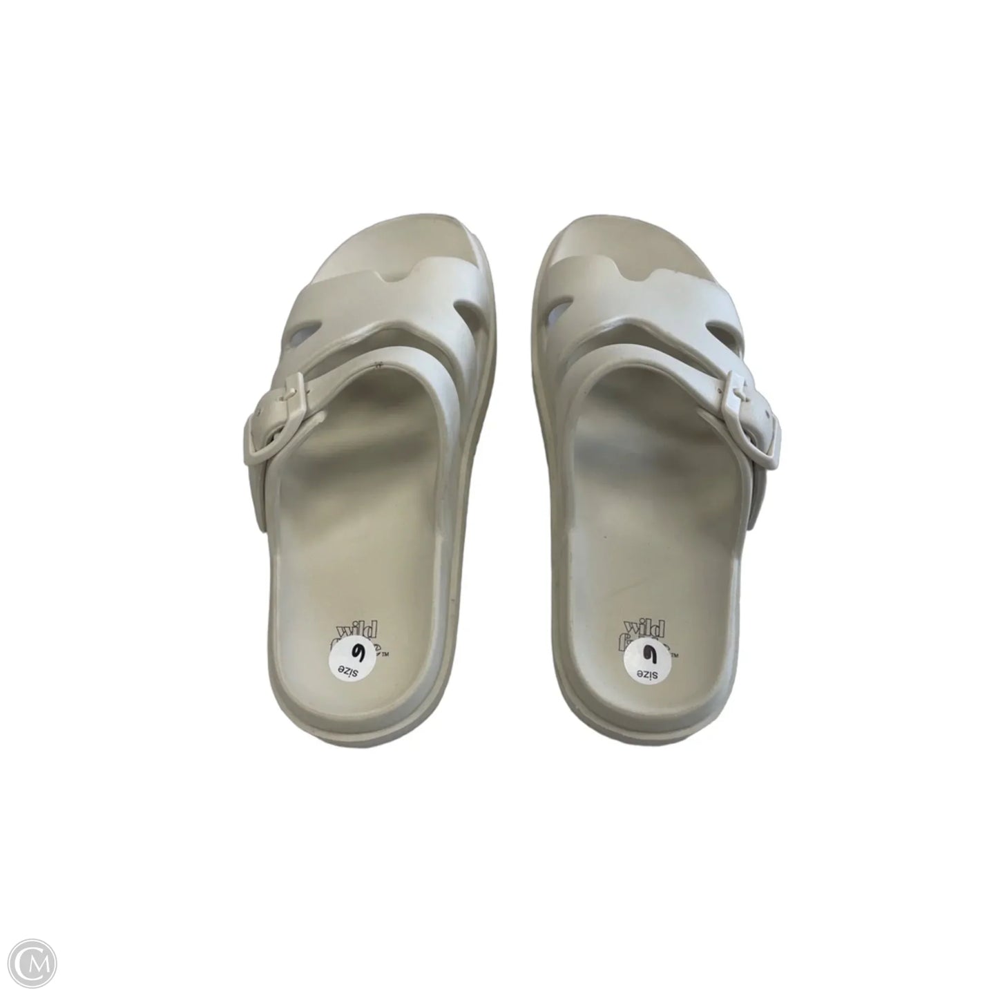 Sandals Flats By Wild Fable In Cream, Size: 6