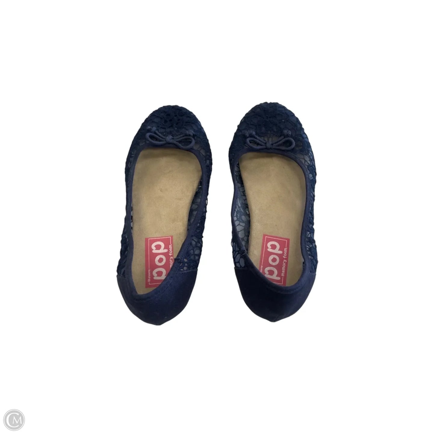 Shoes Flats By Clothes Mentor In Navy, Size: 7.5