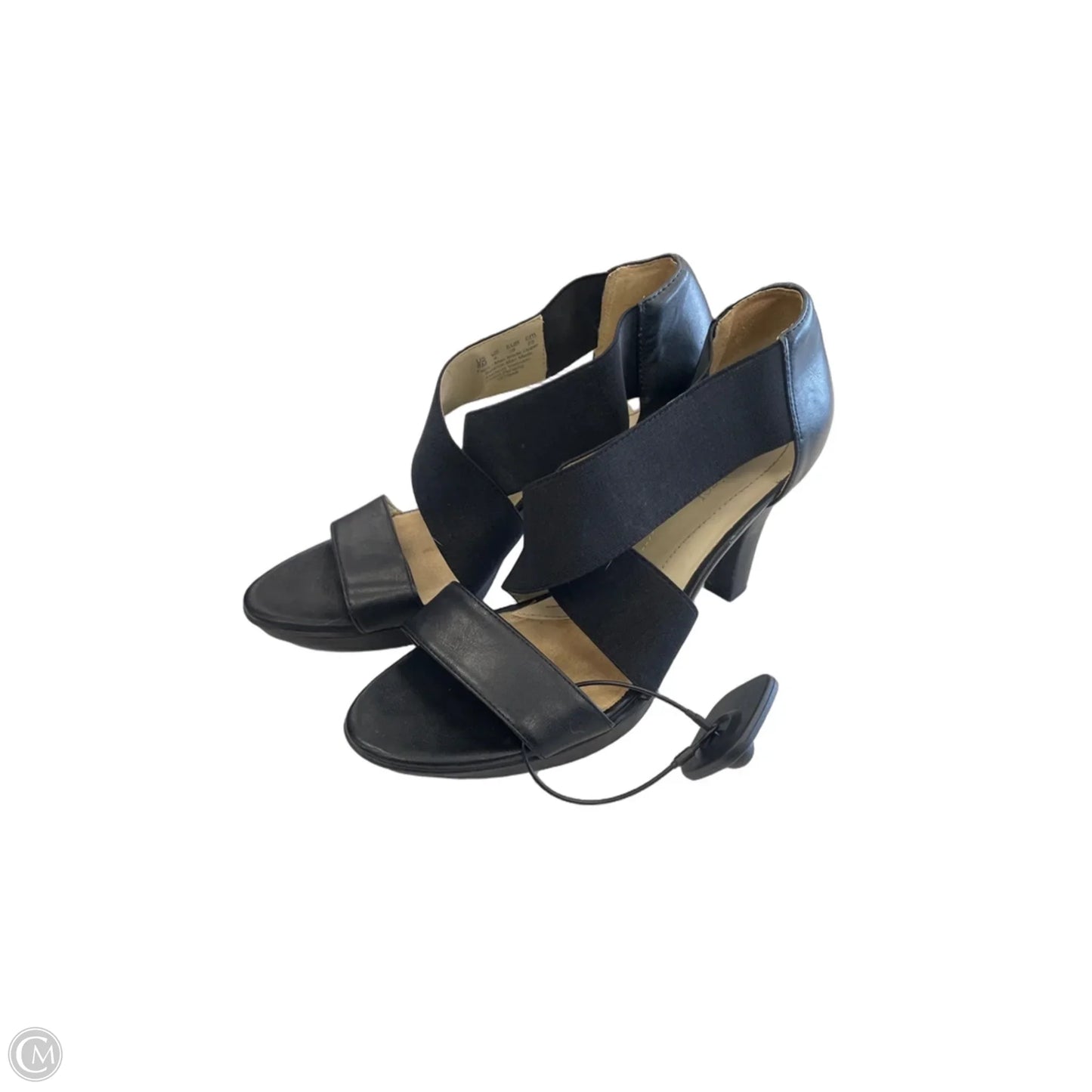 Sandals Heels Block By Naturalizer In Black, Size: 8