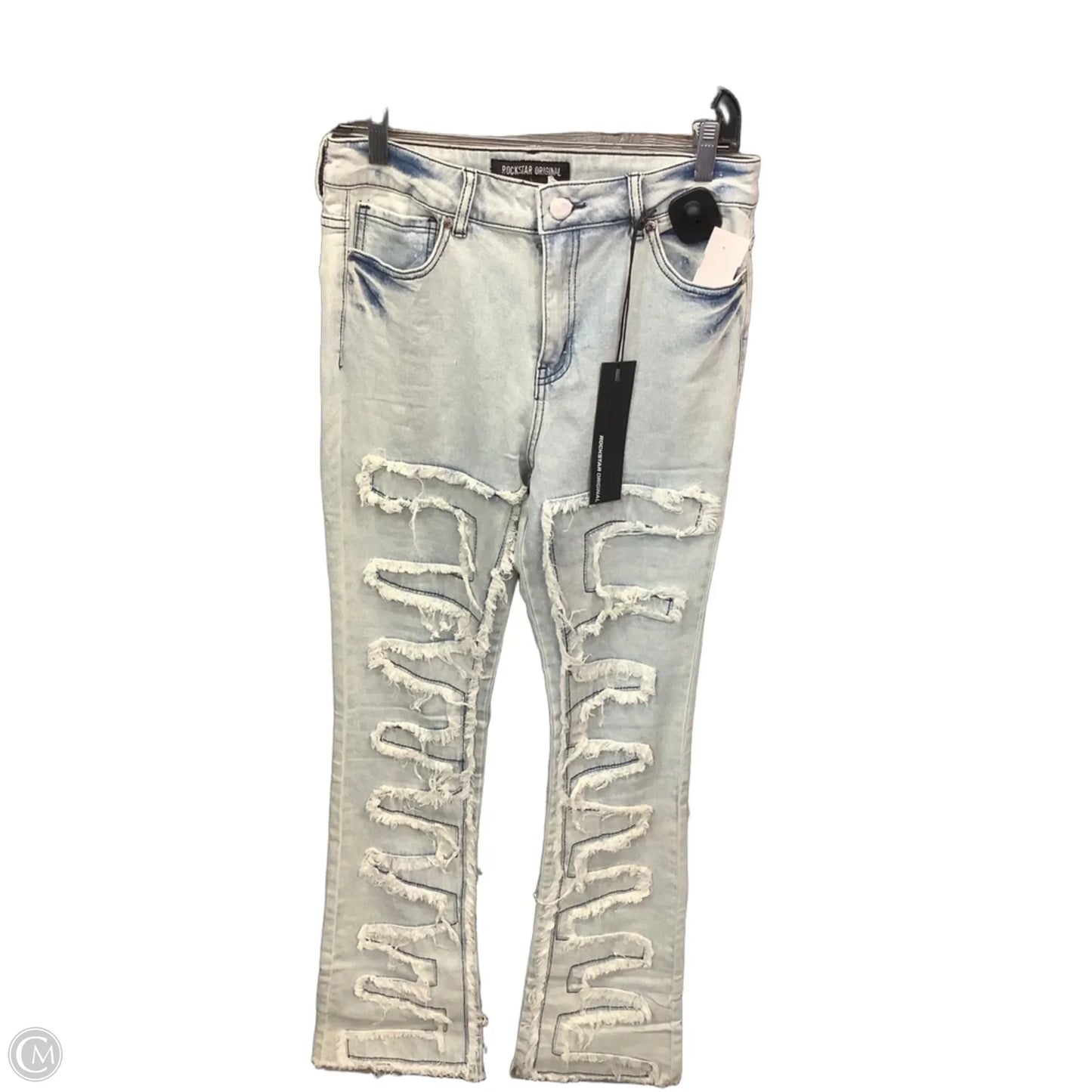 Jeans Flared By Clothes Mentor In Blue Denim, Size: 8